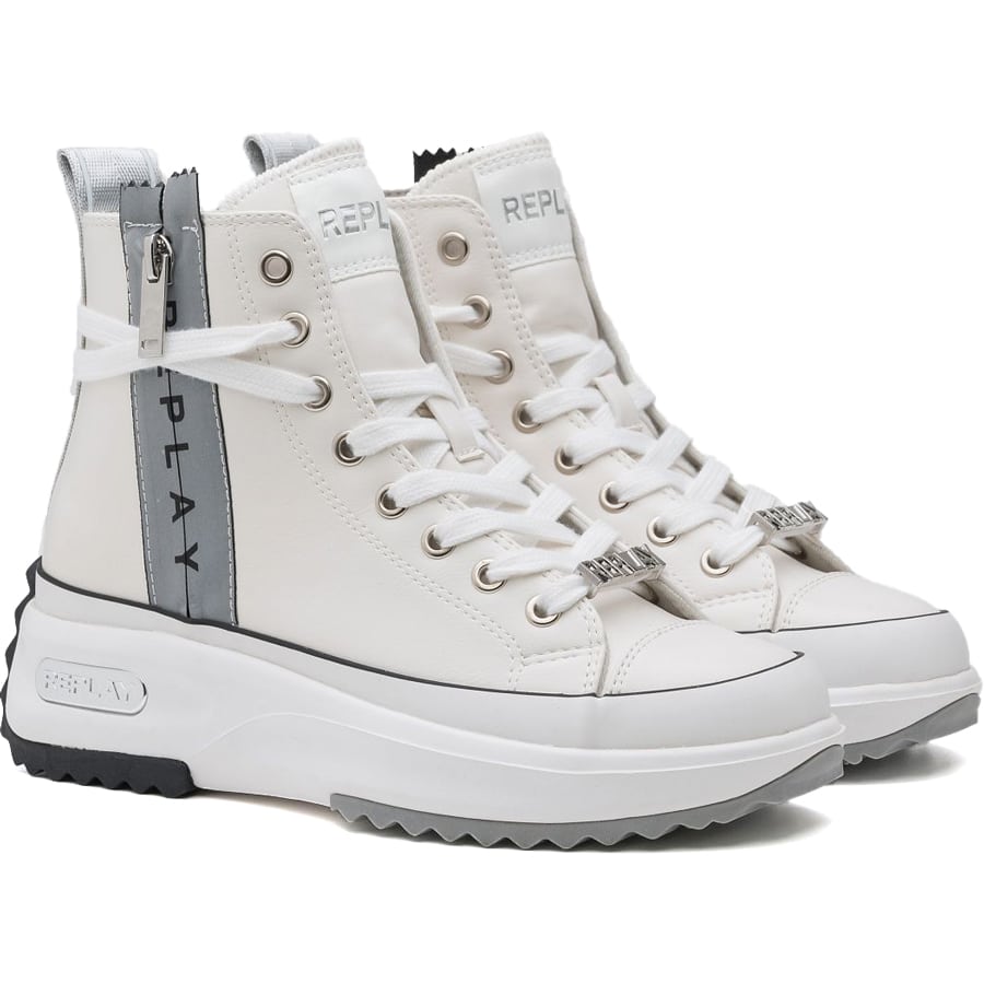 REPLAY λευκό sneaker AQUA ZIP2