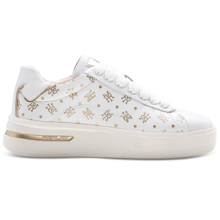 REPLAY λευκό sneaker ALL OVER