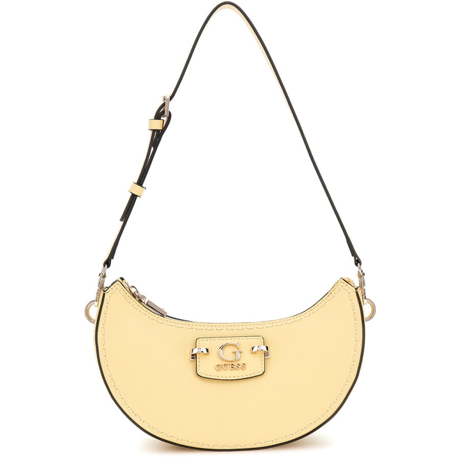  Guess κίτρινη τσάντα ώμου Nastra Top Zip 2025