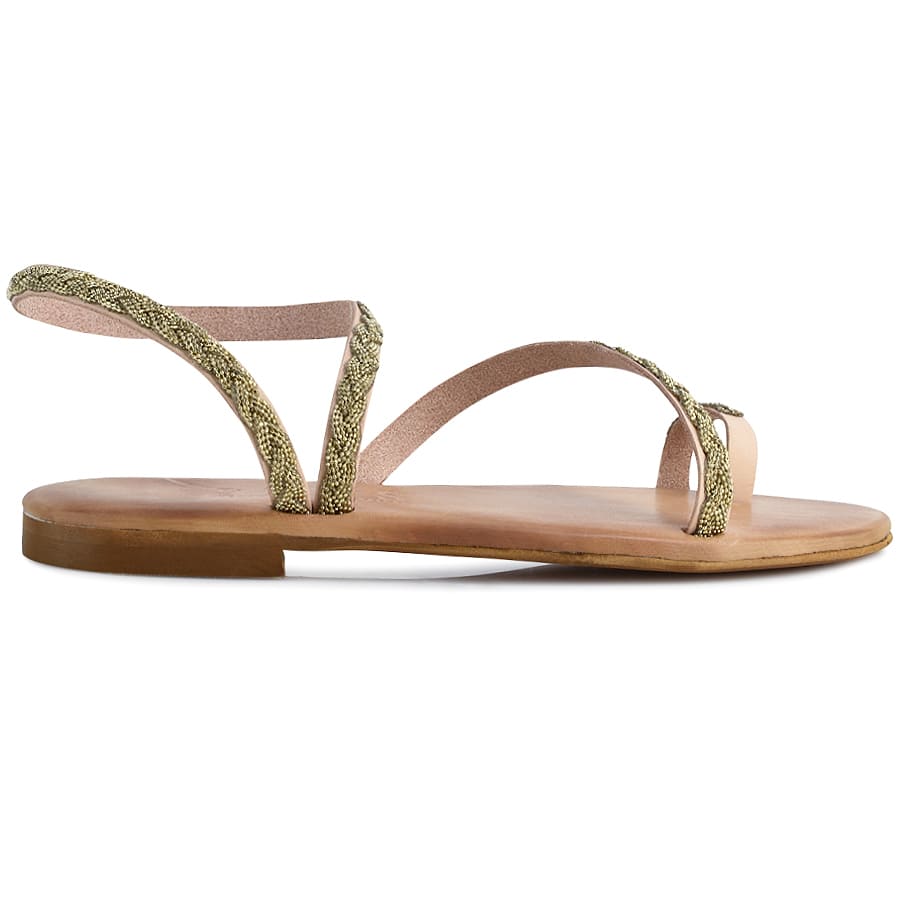 Δερμάτινo σανδάλι Iris Sandals IR4/46PR Γυναικεία > Σανδάλια