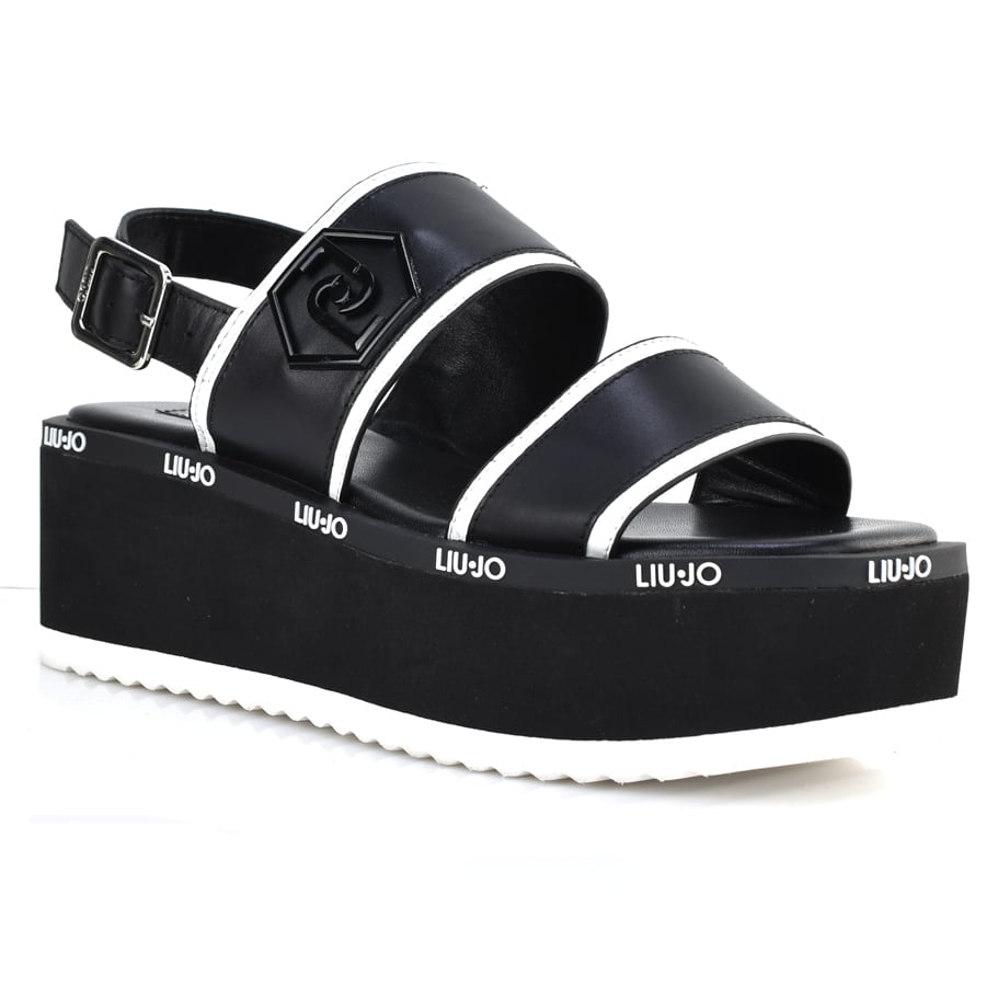Μαύρο flatform LIU JO ABA