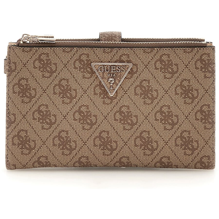  Guess μπεζ πορτοφόλι Laurel SLG Double 2025