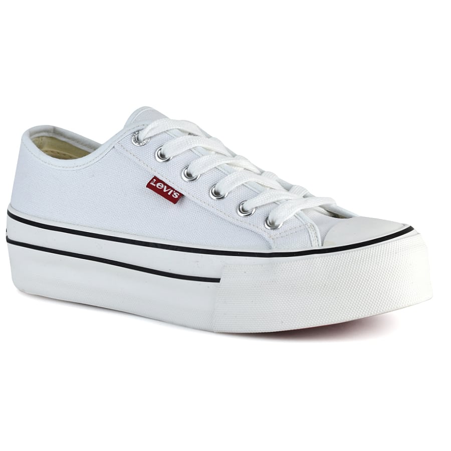 Λευκό εφηβικό sneaker Levi`s VBAL0005T
