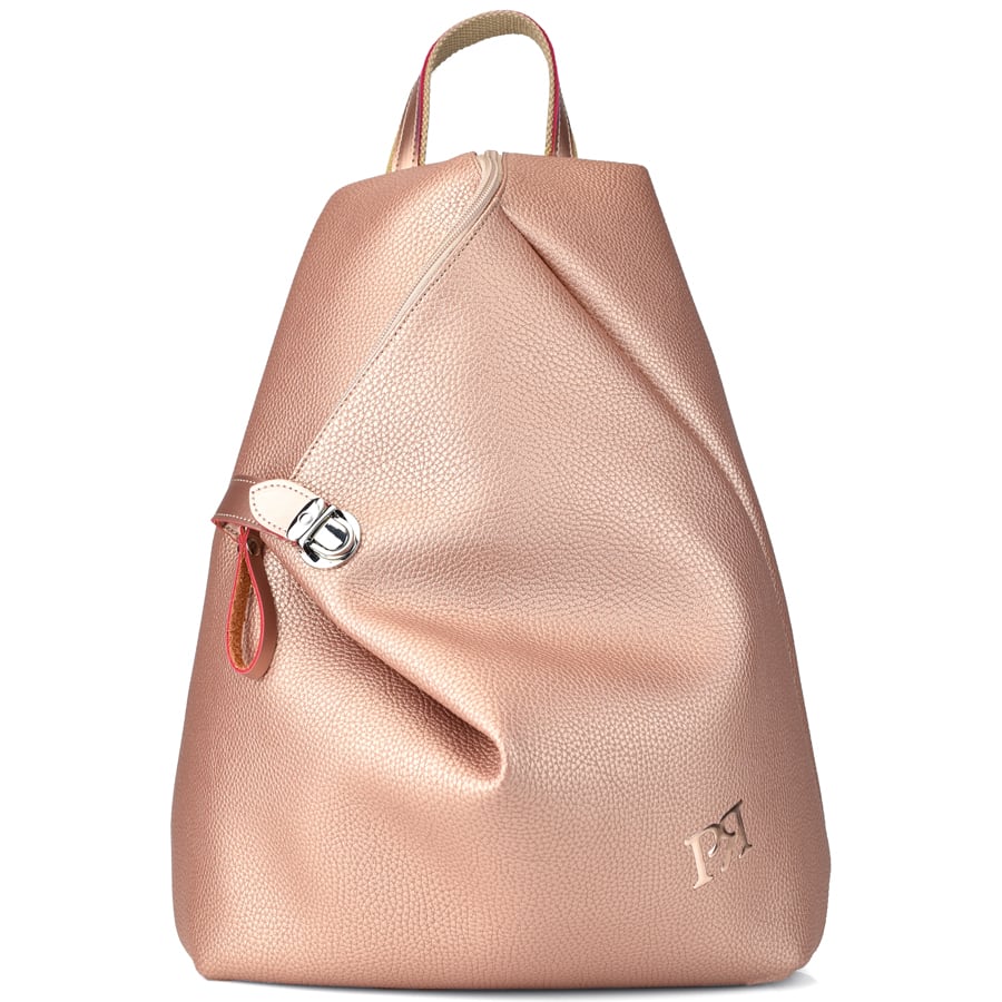 Χάλκινο eco-leather σακίδιο πλάτης Pierro Accessories 09517