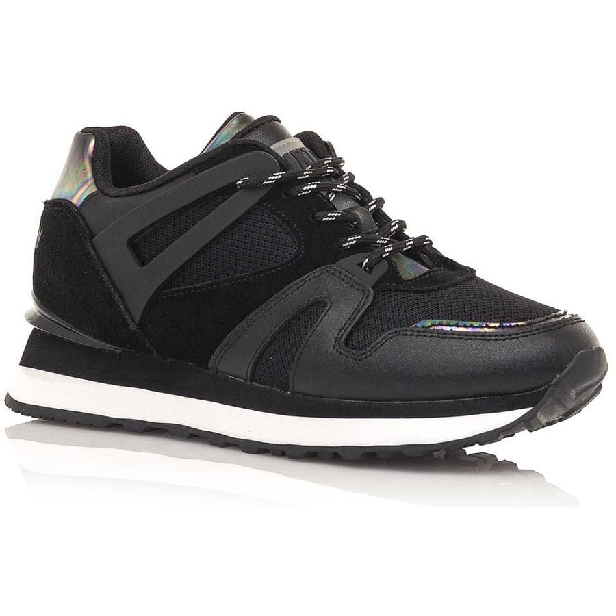 Δερμάτινο μαύρο sneaker SIXTYSEVEN 30491