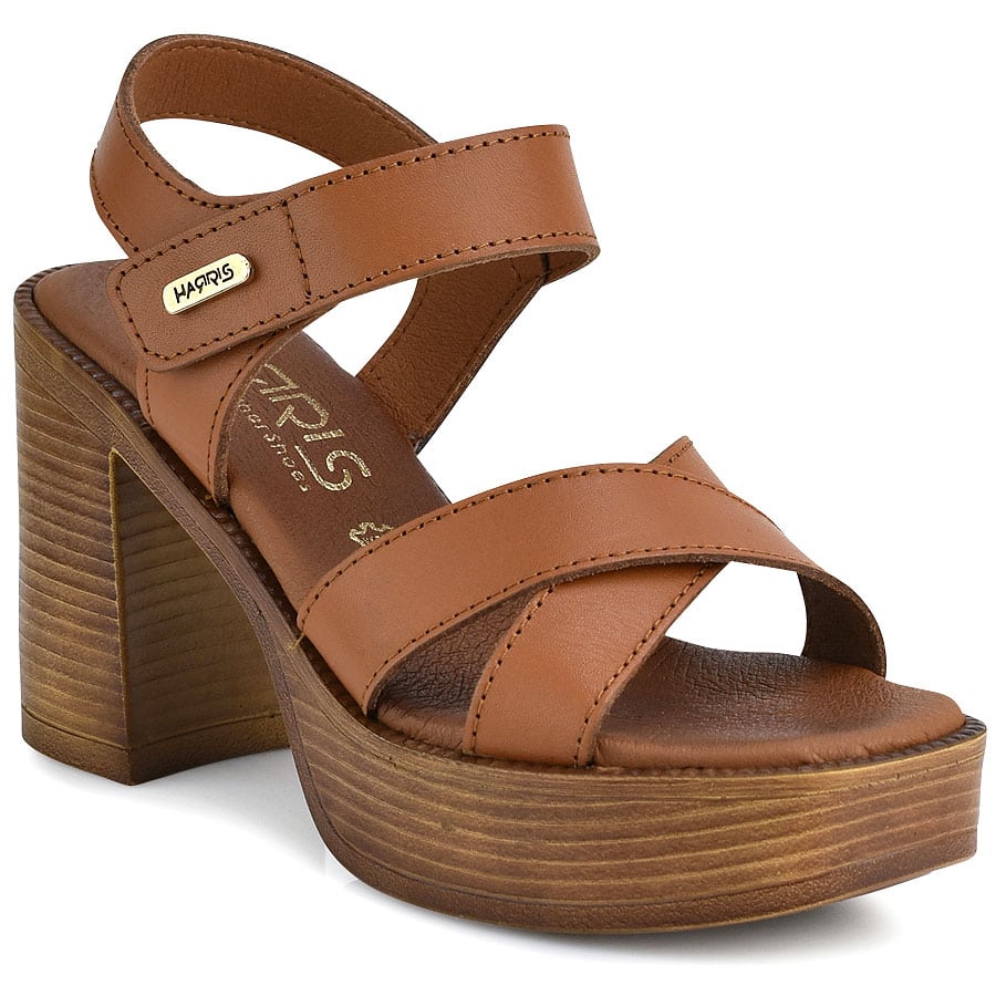 Δερμάτινo ταμπά πέδιλο Harris 654-4305