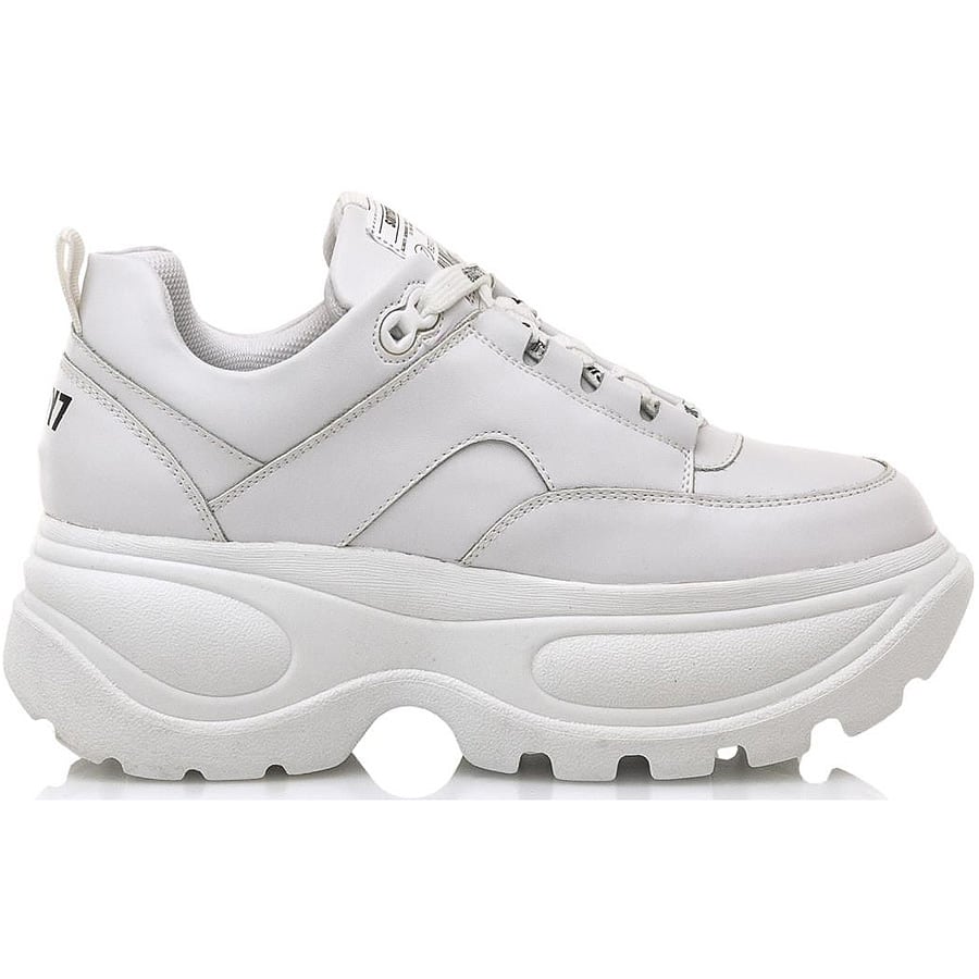 Δερμάτινο λευκό sneaker SIXTYSEVEN 79937