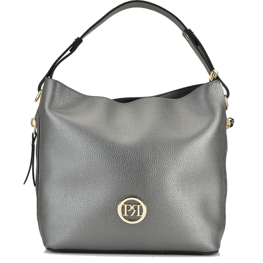 Ατσαλί eco-leather τσάντα ώμου Pierro Accessories 90607