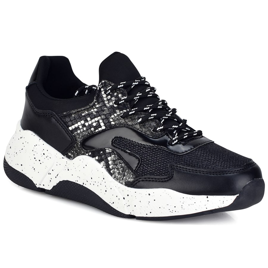 Μαύρο chunky sneaker A0530