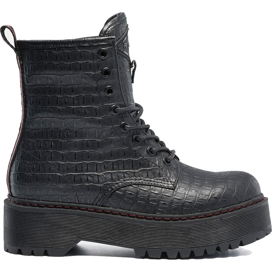Μαύρο biker boot REPLAY SIBEL
