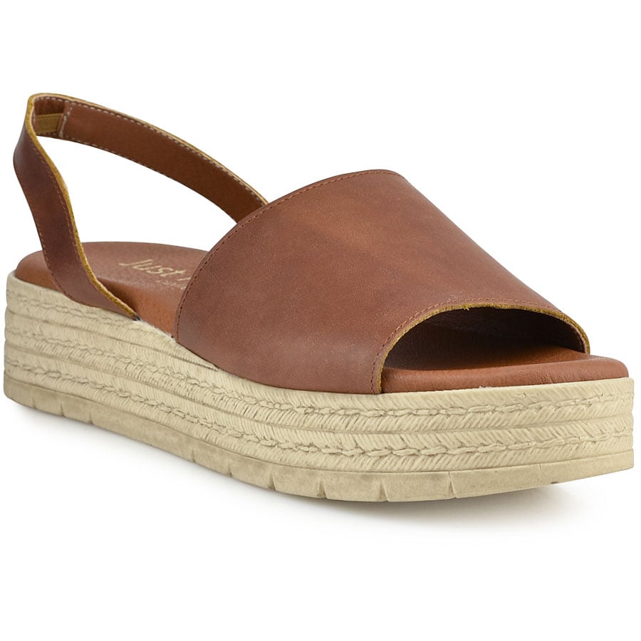 Δερμάτινο ταμπά flatform Just Prive JP170